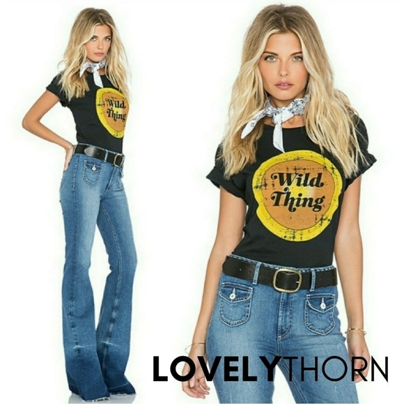 Sincerly Jules Tops - SINCERELY JULES // ltd ed revolve collab stand up 2 cancer wild thing vtg feel t
